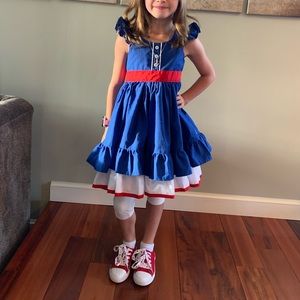 Red, White and Blue size 6 Nelly